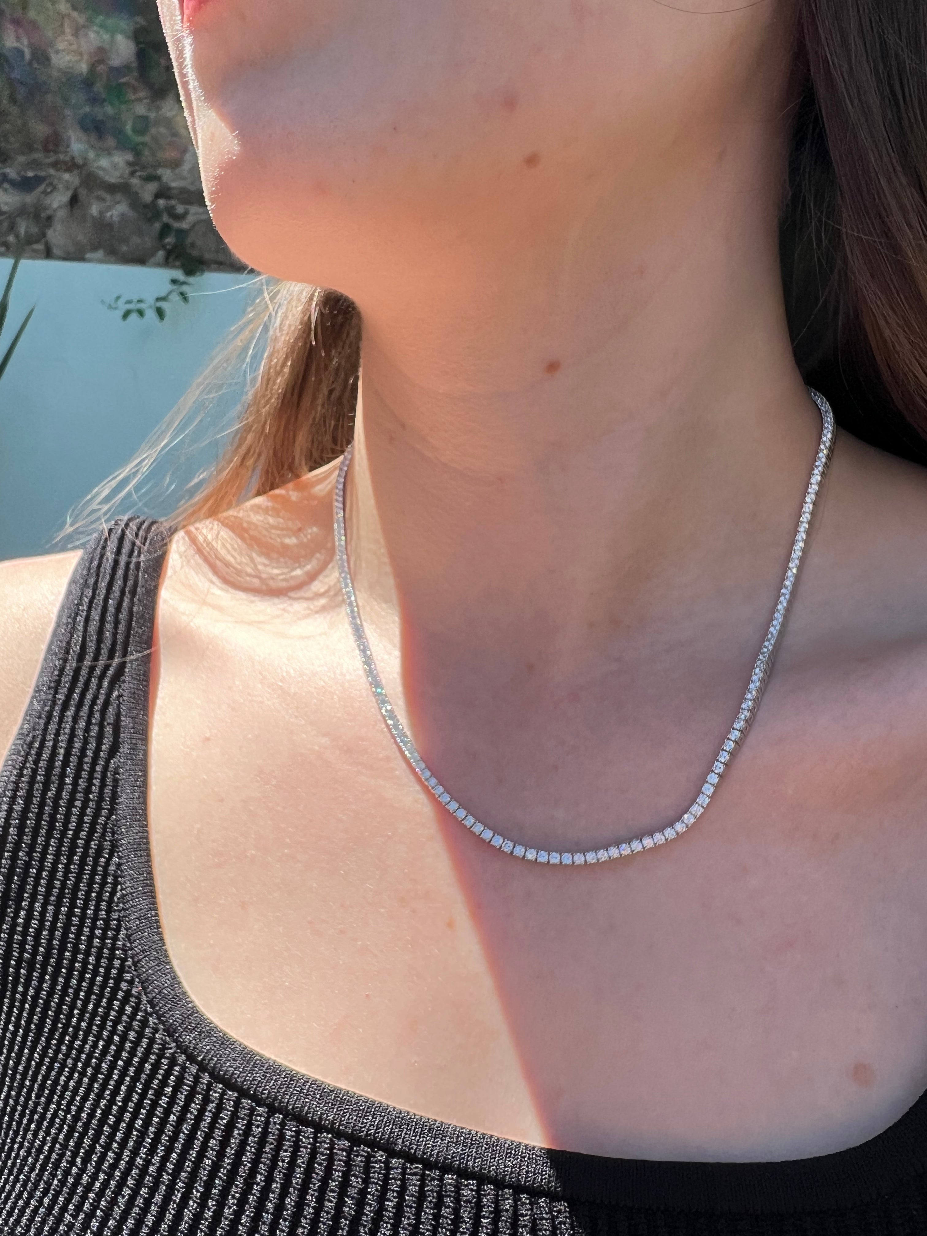 Tennis necklace